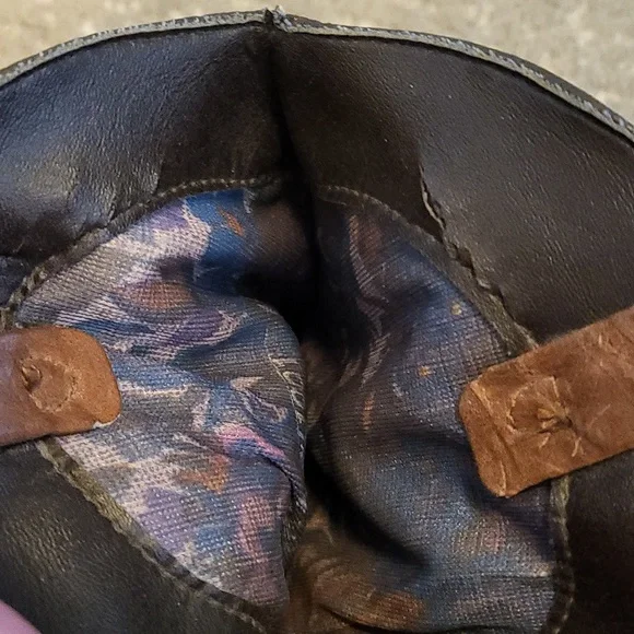 Vintage Dingo Made in the USA Snake Skin Cowboy Boots with Toe Tips - Picture 14 of 16